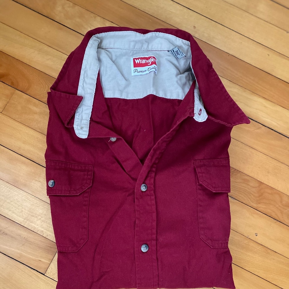 Long sleeve wrangler button up